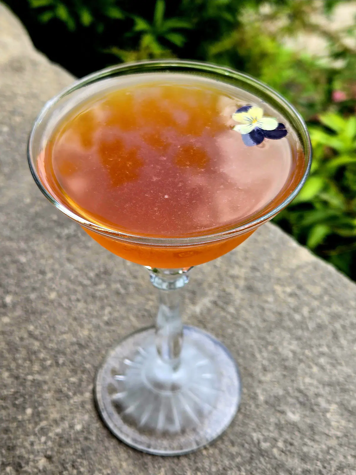Champs-Élysées cocktail with Yellow Chartreuse (left)