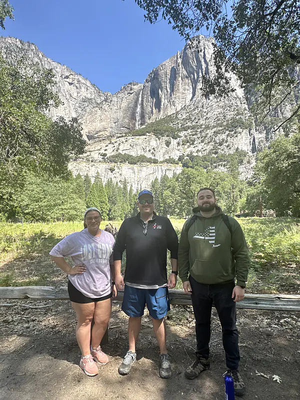 Kets in the Wild in view of Upper Yosemite Falls (w/ Niya & Dr. Dom at MERCURY '24)