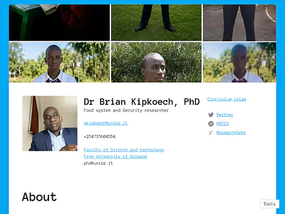 Dr Brian Kipkoech, PhD