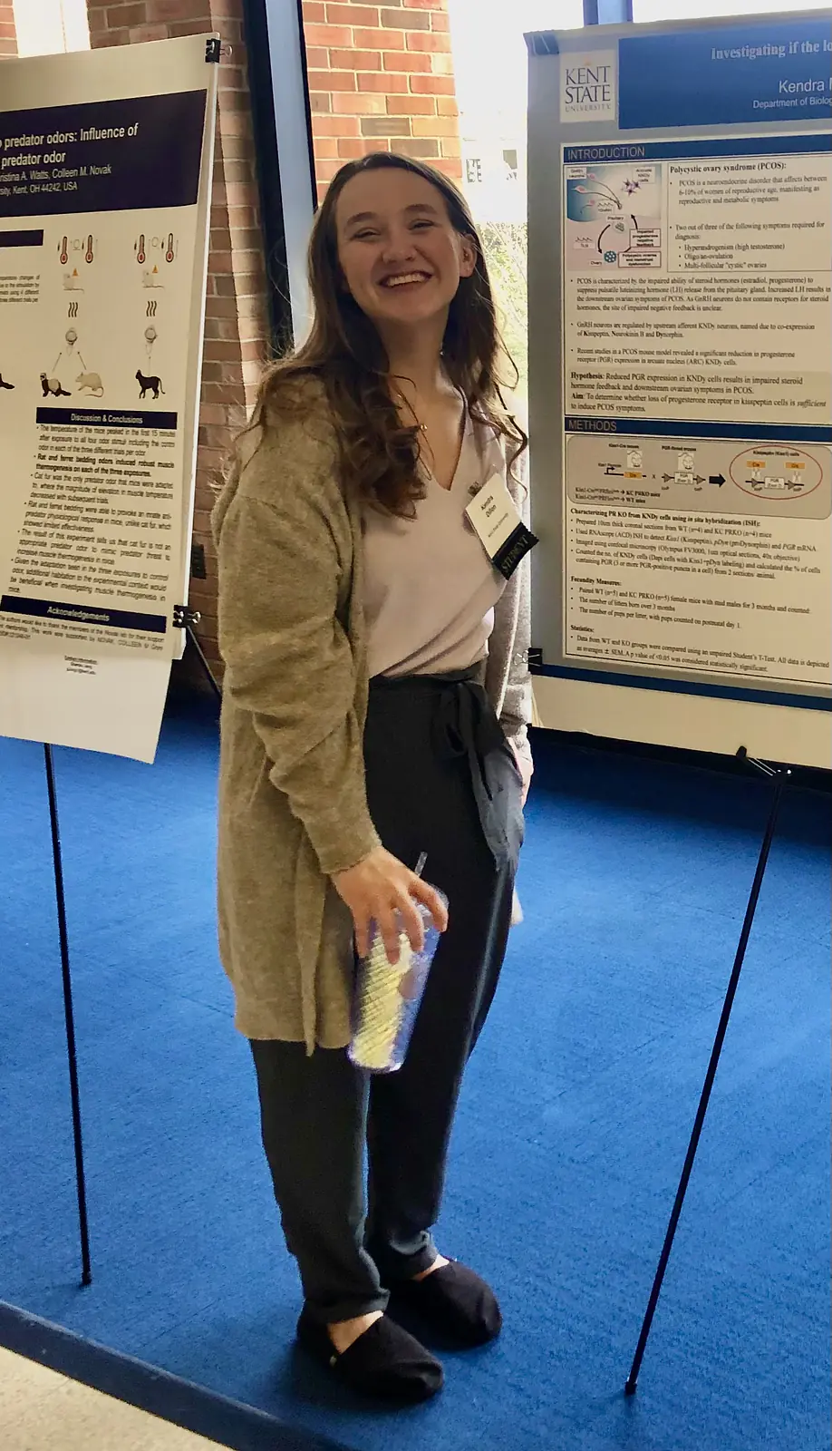Congrats to Kendra! Award winner for her poster at the Undergrad Research Symposium (April, 2023)
