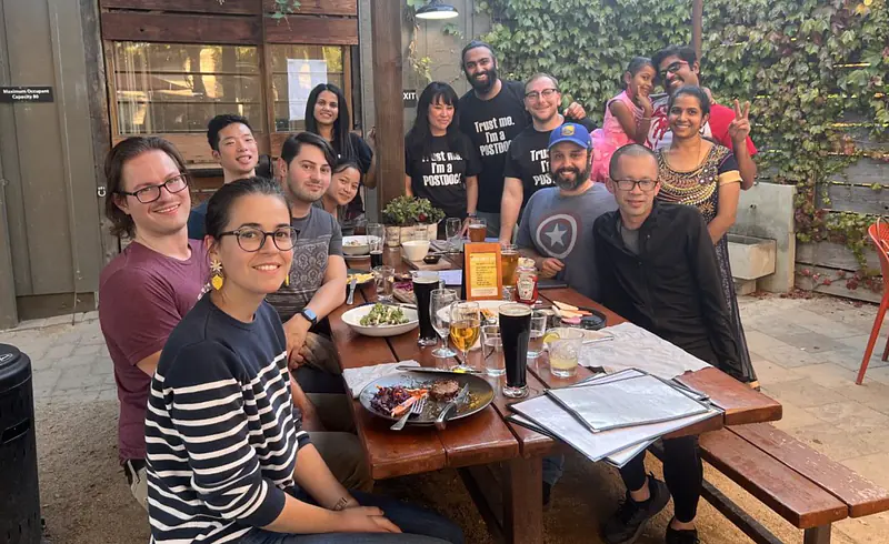 First post-COVID Postdoc Association hangout! (2022)