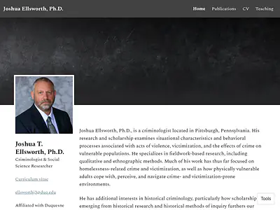 Joshua Ellsworth, Ph.D.