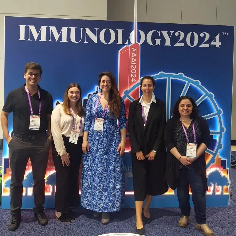 Wenceslao, Destini, Ada, Lourdes and Rotem pictured at AAI 2024 in Chicago, IL