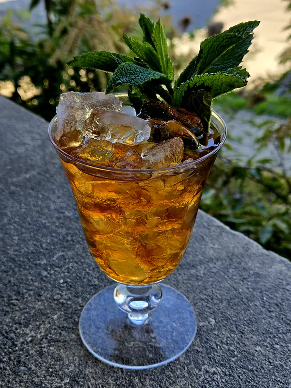 Coconut Washed Mint Julep by the Author