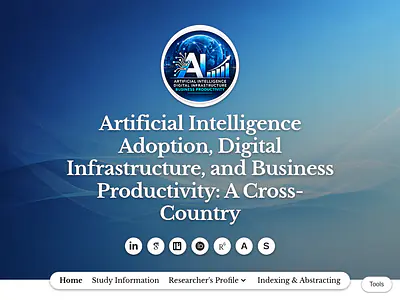 Artificial Intelligence Adoption, Digital Infrastructure, and Business Productivity: A Cross-Country