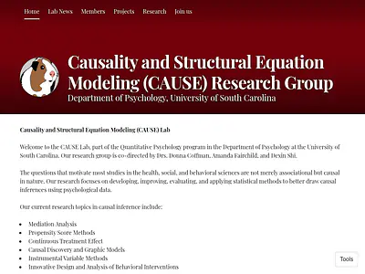 Causality and Structural Equation Modeling (CAUSE) Research Group