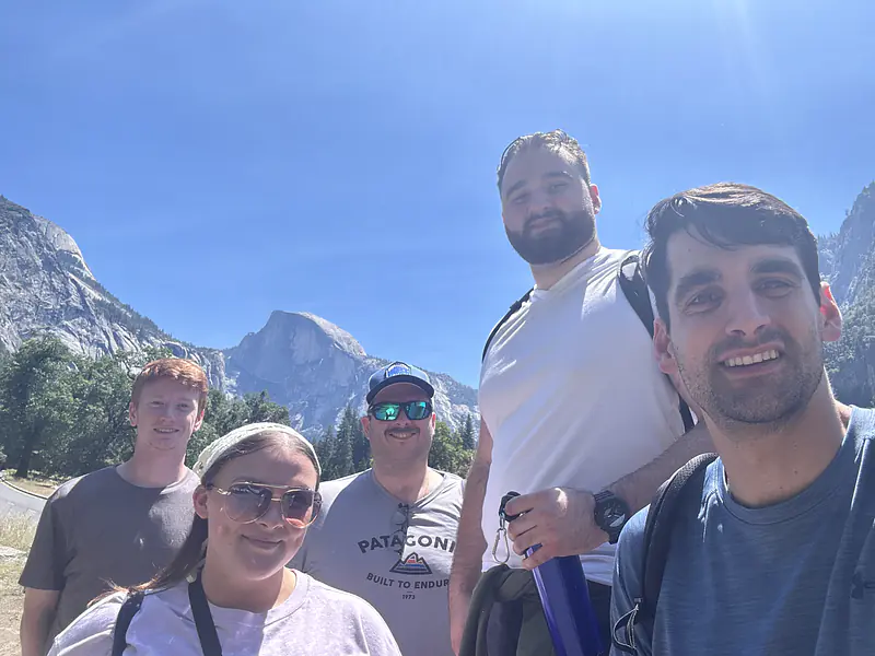 Beautiful view of Half Dome!