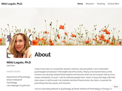 Nikki Legate, Ph.D.