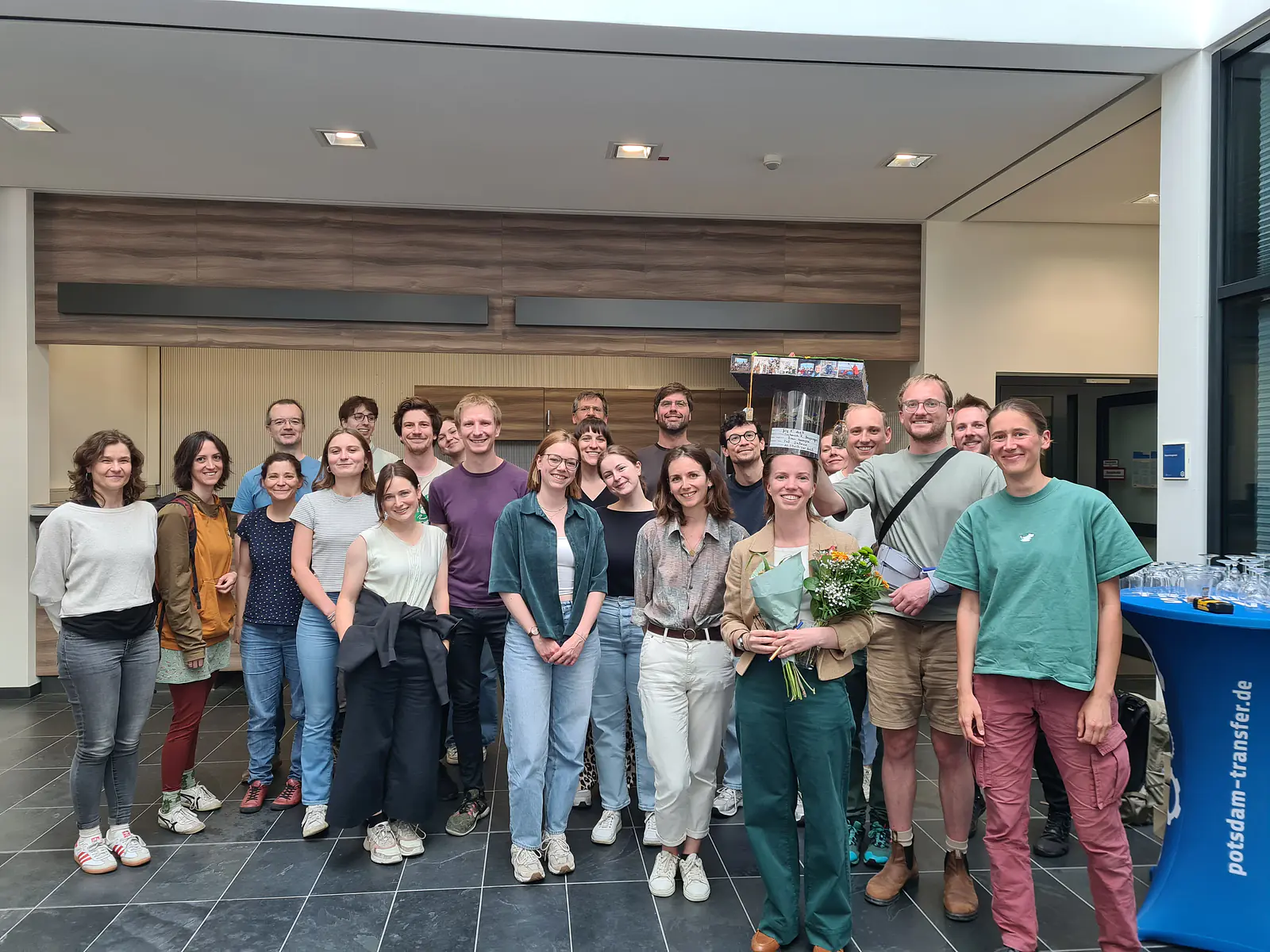 The day I defended my PhD thesis in July of 2025. PC: M. Kaspar. Golm, Germany