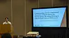Nathan presenting his study at SRCD