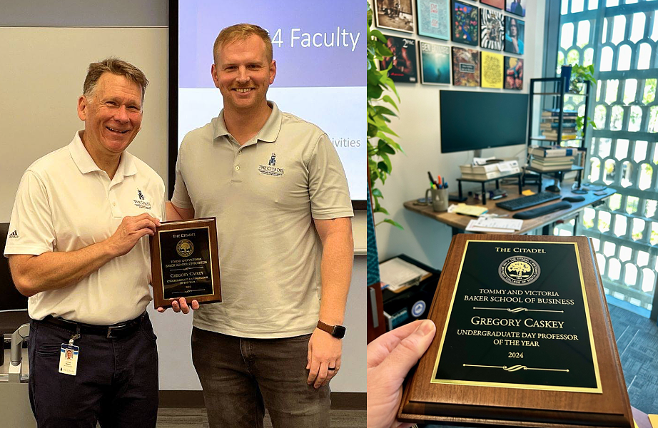 Very honored to be voted 2024 Undergraduate Professor of the Year by our students!