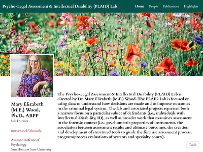 Psycho-Legal Assessment & Intellectual Disability (PLAID) Lab