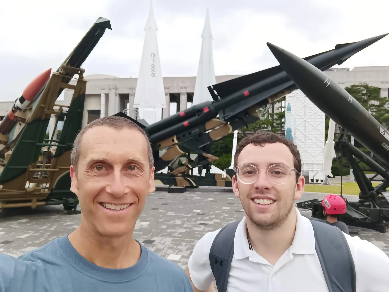 With postdoc Sam Davenport in Seoul, Korea, June 2024