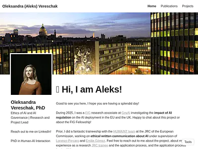 Oleksandra (Aleks) Vereschak