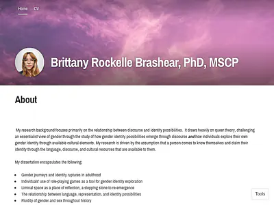 Brittany Rockelle Brashear, PhD, MSCP