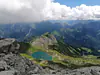 Germany, Bavaria (2020): Approaching the summit of Großer Daumen in the Allgäu Alps