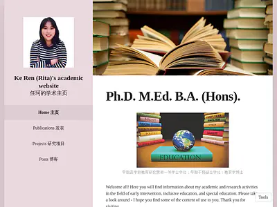 Ke Ren (Rita)'s academic website