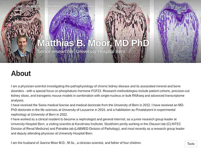 Matthias B. Moor, MD PhD