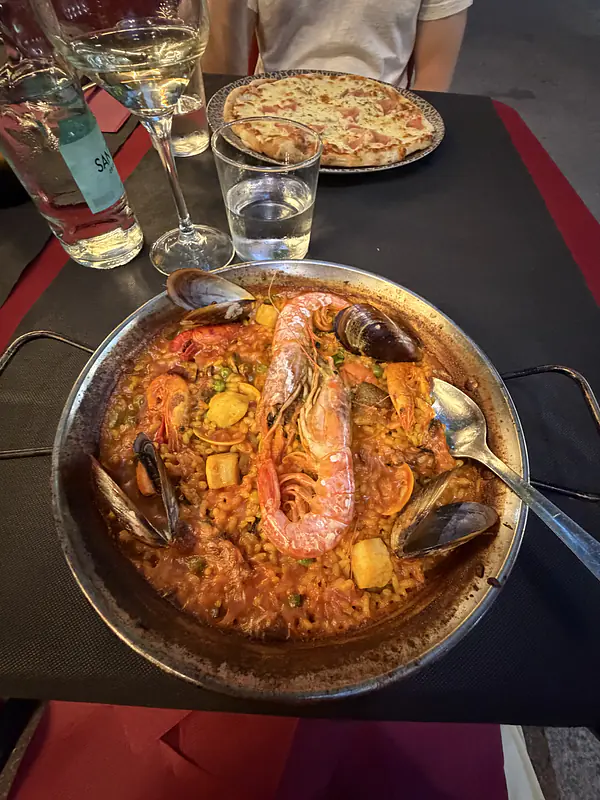 Did I go to Spain if I didn't have paella?