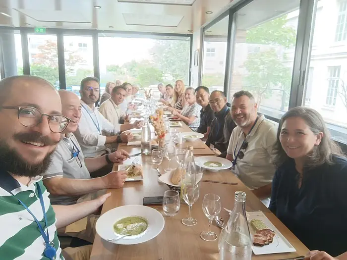 Lunch with the training team and colleagues (Institut Pasteur) 