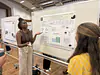 Cheyenne presenting her poster at the American Society of Mammalogy