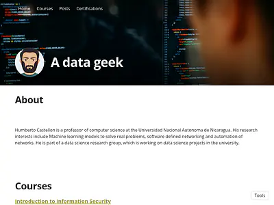 A data geek