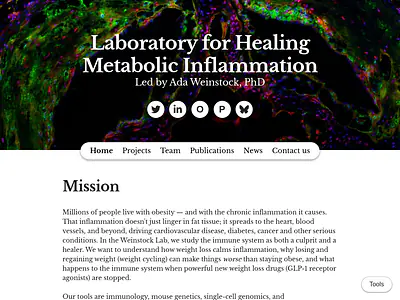 Laboratory for Healing Metabolic Inflammation