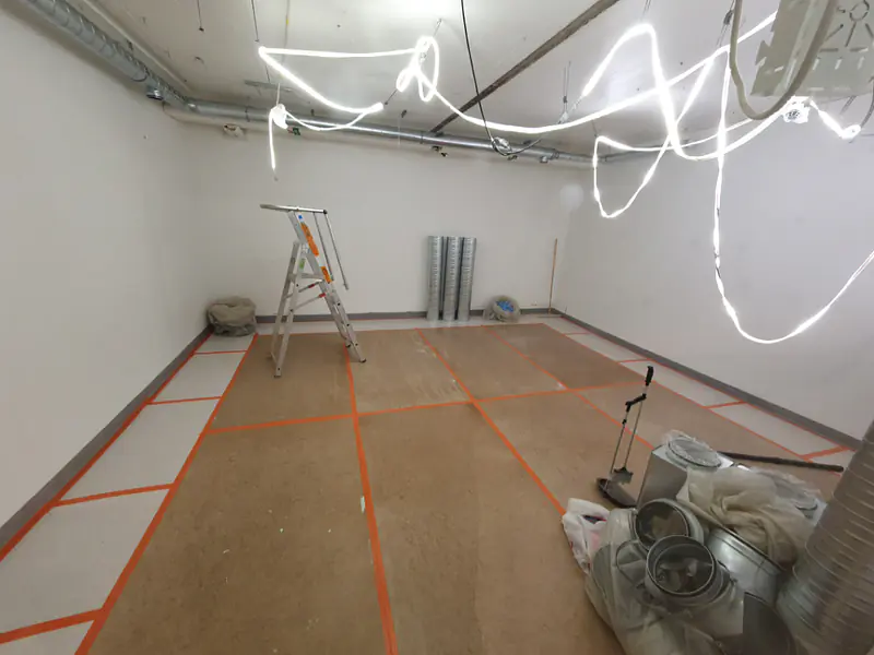 Installation of ventilation begins