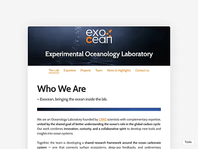 Experimental Oceanology Laboratory