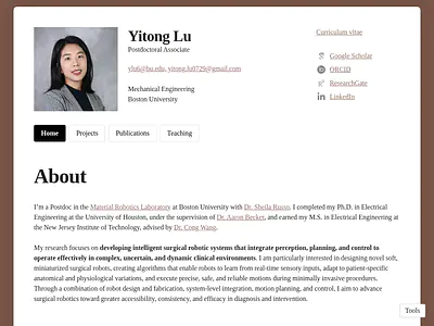 Yitong Lu