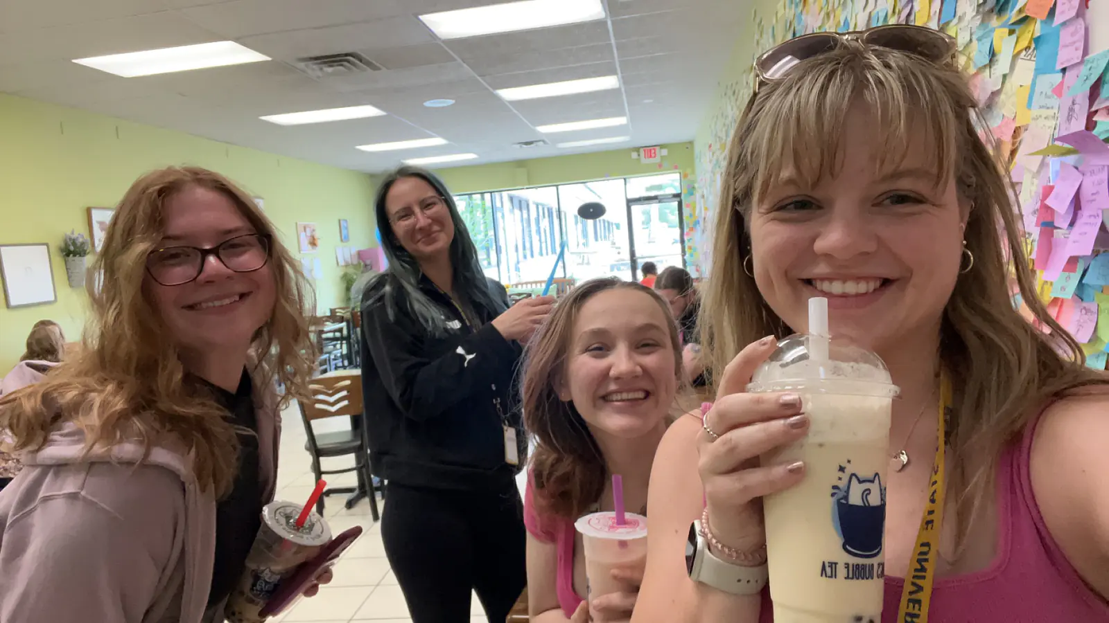 The teams favorite treat - bubble tea (Always, every year)