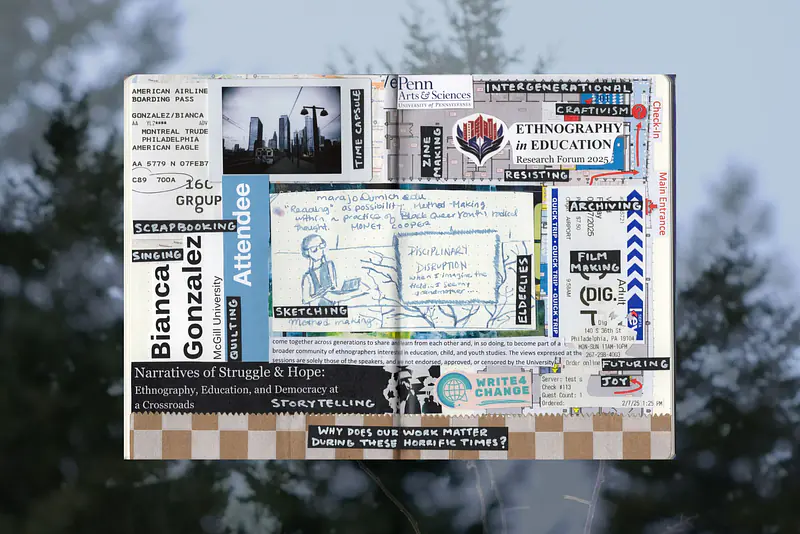 Conference Junk journal - Ethnography Forum 2025 