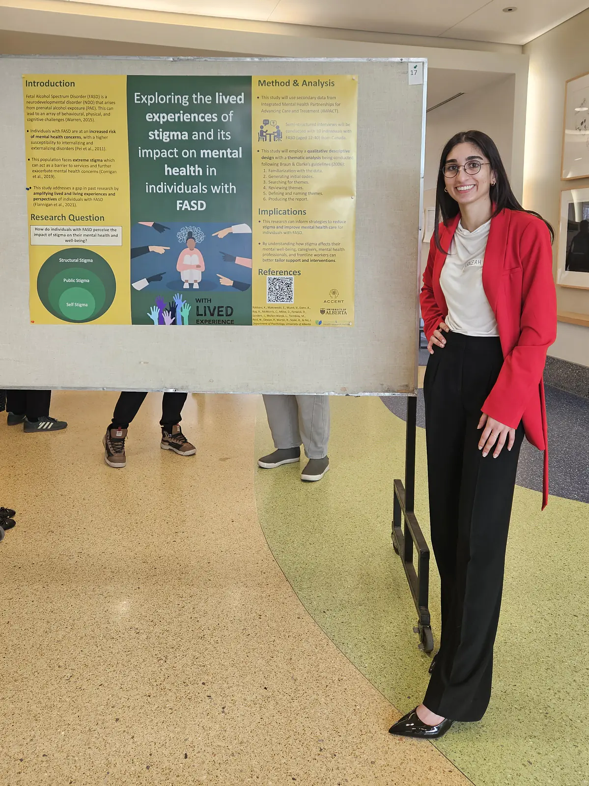 Presenting my thesis proposal at the UofA Brian Harder Day Celebration in Edmonton (April 2025)