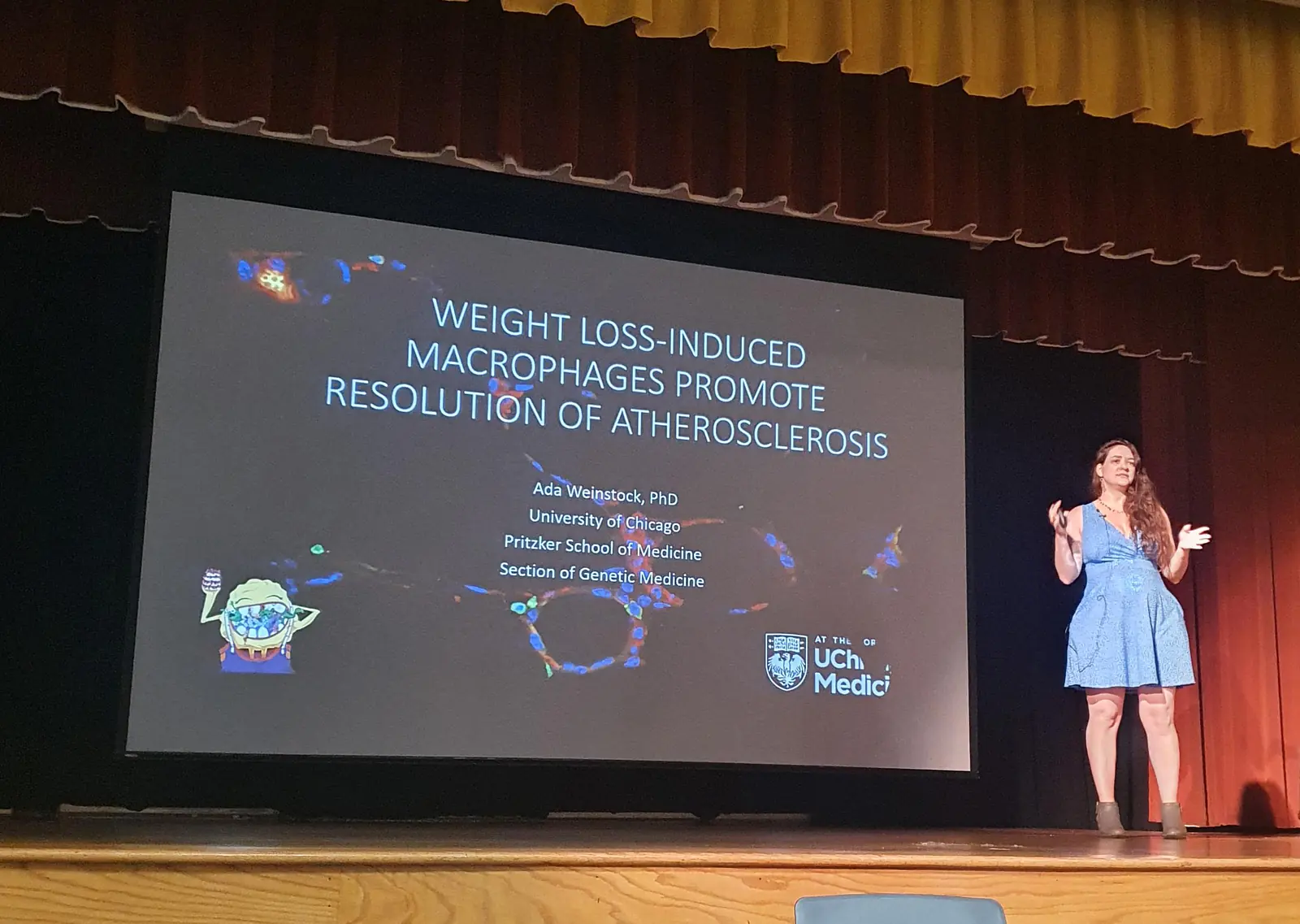 Ada presents lab's work, "The Effects of Weight Loss and Regain on Local and Systemic Immune Responses" at GRC on Wednesday 6/19/2024