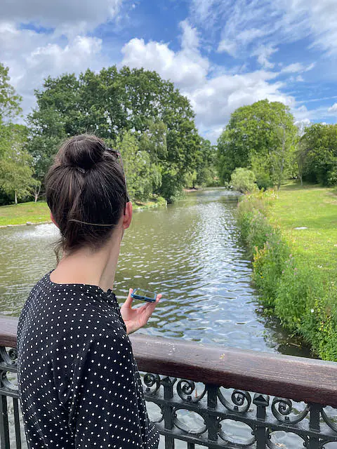 Ellen Reid's SOUNDWALK in St. Regent's Park, sans headphones