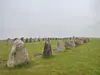 Sweden, Skåne County, Kåseberga (2022): Ale's Stones, one of the country's largest megalithic monuments