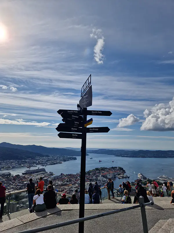 Sunny Bergen - a rare sight