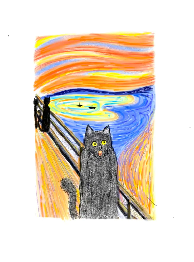 😱The fake scream 