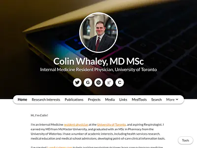 Colin Whaley, MD MSc