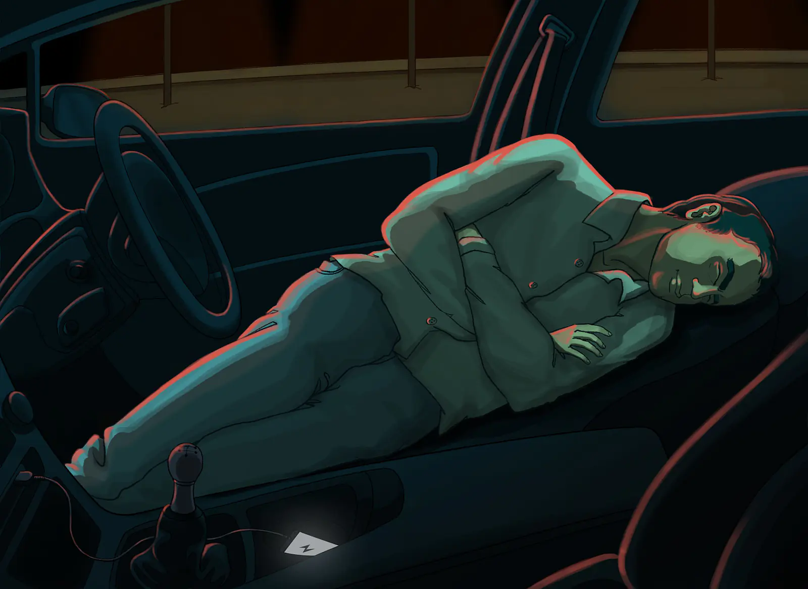 Without a roof: Sleeping in the car during the pandemic