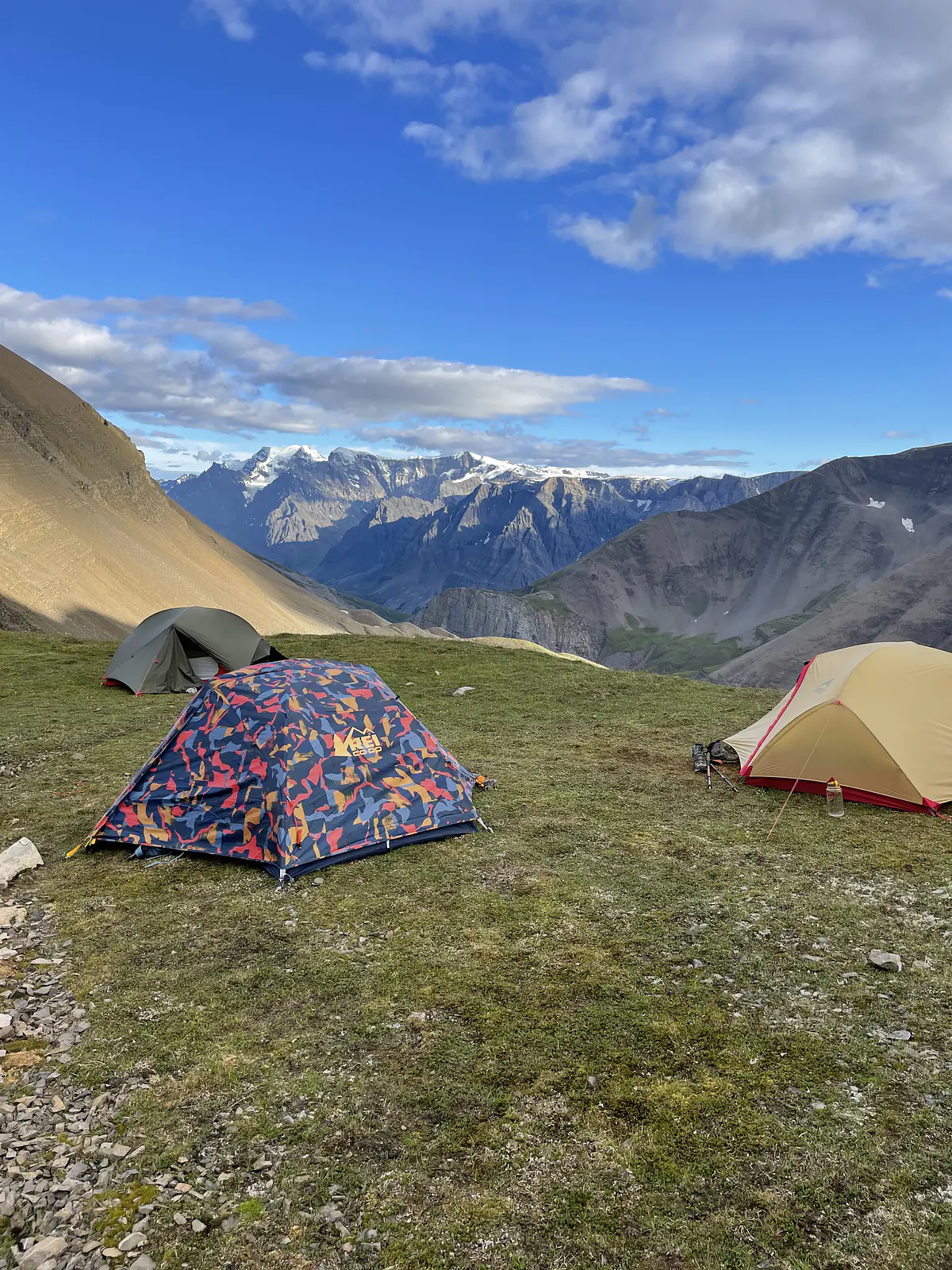 Our campsite in Alaska.