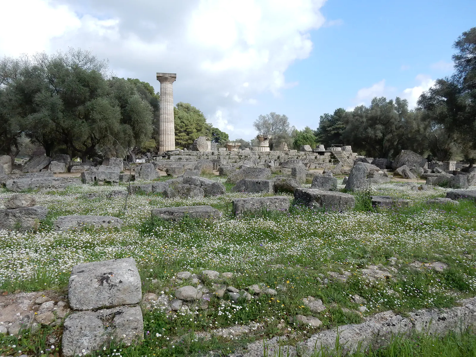 Greece, Elis, Archaia Olympia (2018): Site of the ancient Olympics