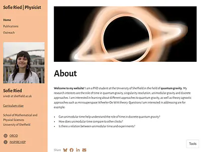 Sofie Ried | Physicist