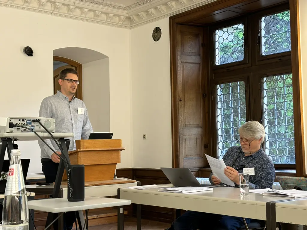 Presenting "Socrates on the Fear of Death and Overcoming It," Gießen, Germany, June 2024