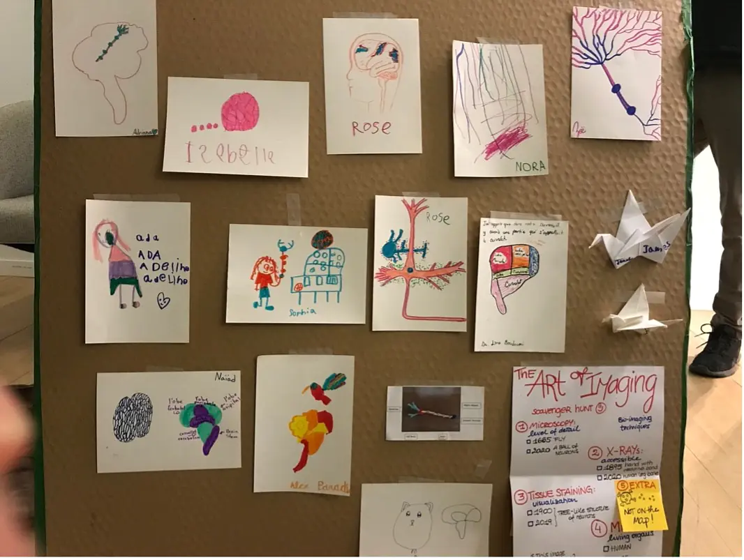 Kids activities, Brain Art exhibition - PHI Centre Montreal, Canada
