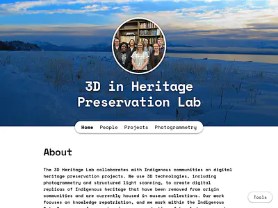 3D in Heritage Preservation Lab