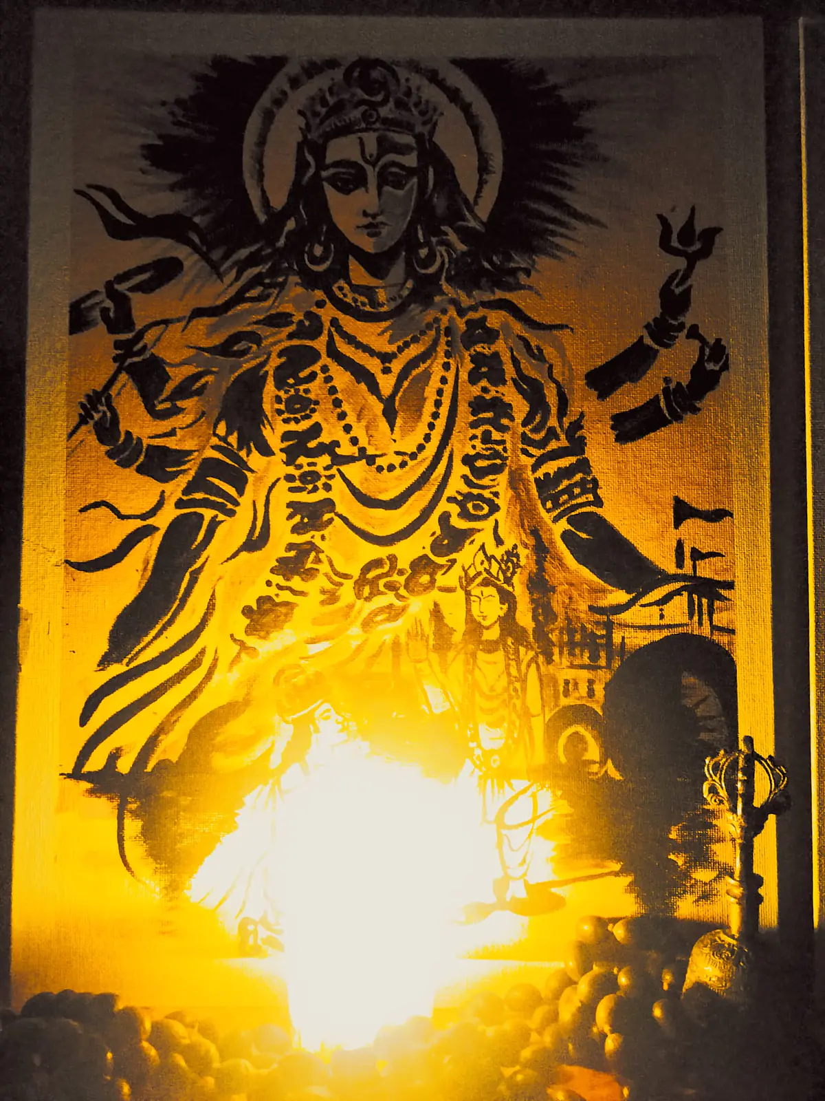 Kṛṣṇa and Arjuna, in the Moment of the Bhagavad Gītā, 2025