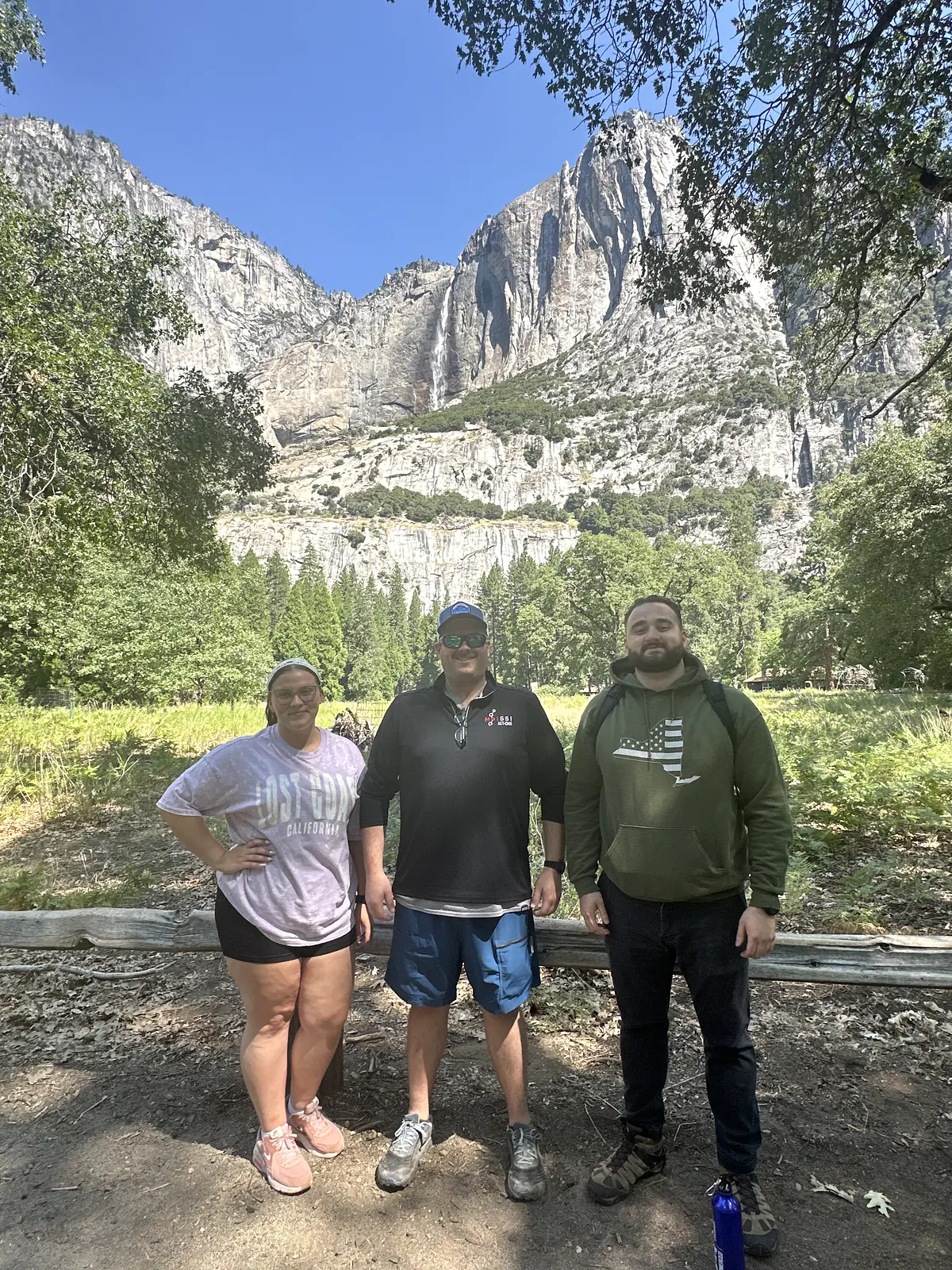 Kets in the Wild in view of Upper Yosemite Falls (w/ Niya & Dr. Dom at MERCURY '24)