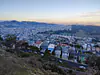 USA, California, Daly City (2023): View towards San Francisco after a hike in the San Bruno Mountain State Park