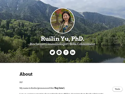 Ruilin Yu, PhD.